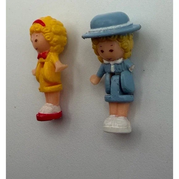 Vintage Polly Pocket Bluebird BBT 1990 Mini Figures Lot Girl Dollhouse - Picture 2 of 4
